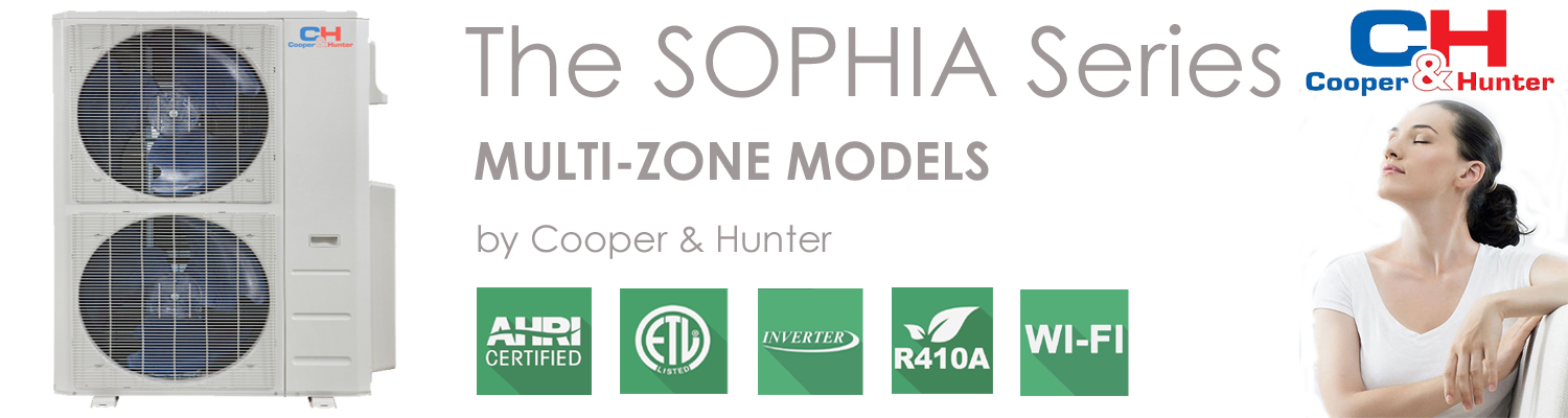 Cooper and Hunter 'Sophia' series Multi-Zone units